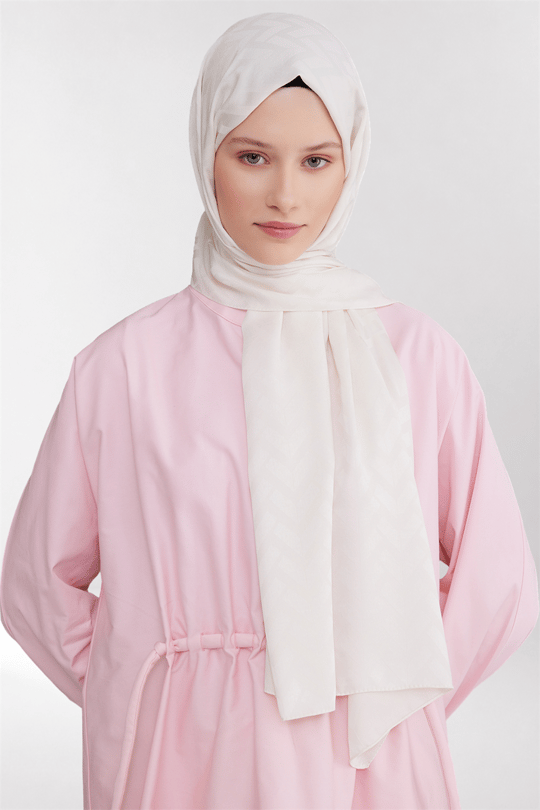 Belli Fresh Geometrik Desen Beyaz Capri Şal 2 - 247772