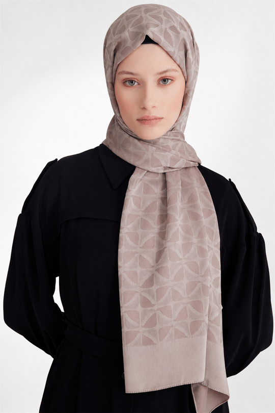 Belli Fresh Geometrik Desen Vizon Capri Şal 1 - 241826