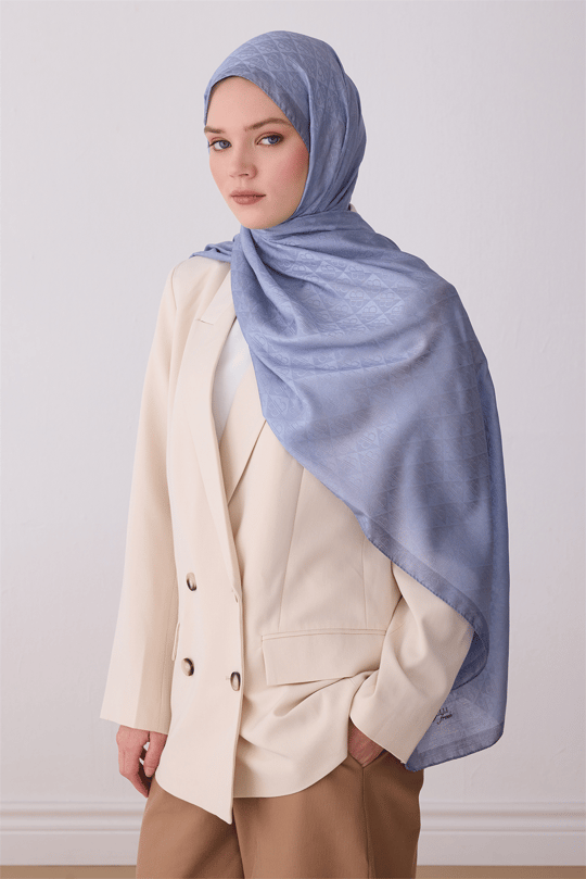 BELLİ FRESH MONOGRAM EŞARP