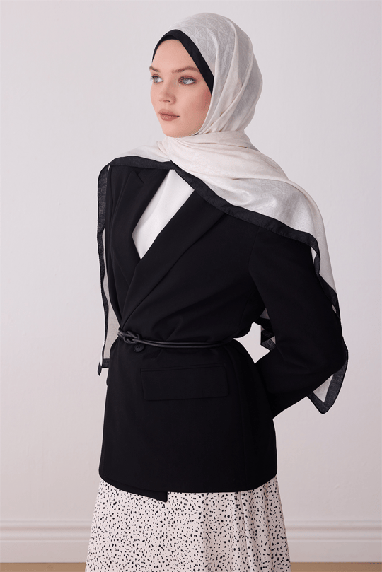 BELLİ FRESH MONOGRAM EŞARP
