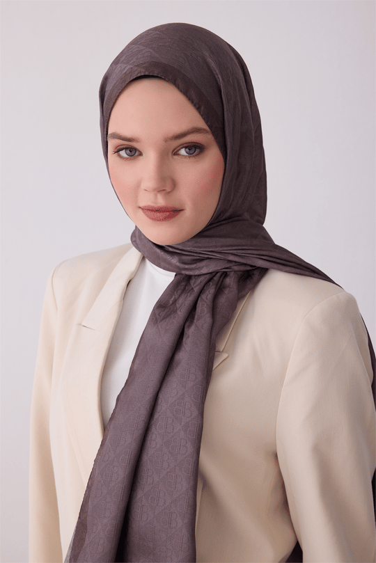 BELLİ FRESH MONOGRAM EŞARP