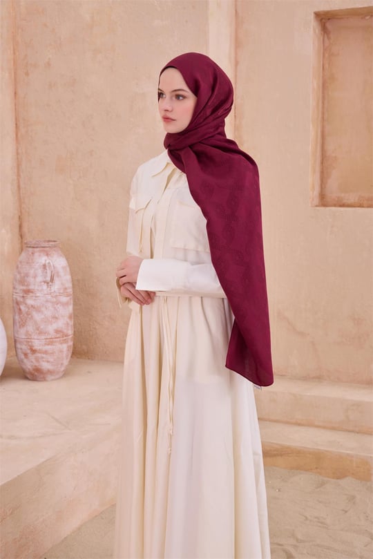 {URUNSEO_TITLE} | BELLI | Belli Fresh Şal | BELLİ FRESH NORA BORDO ŞAL 3