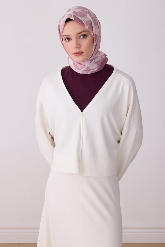 Belli Fresh Pudra Etnik Desen Vual Eşarp 3287 - 16