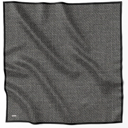 {URUNSEO_TITLE} | BELLI | BELLİ İPEK EŞARP | BELLİ GEOMETİK DESEN İPEK EŞARP 4203D (TWILL) SİYAH - 09