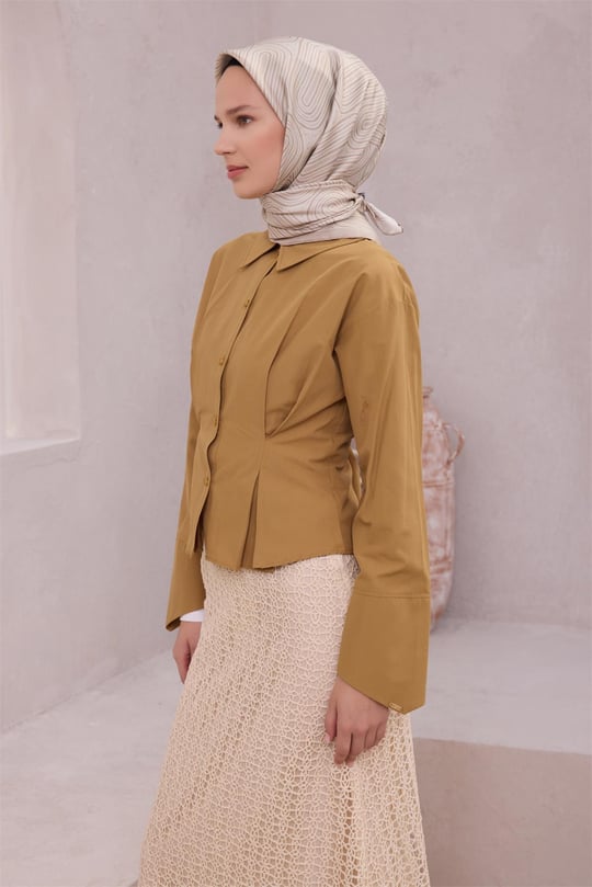 {URUNSEO_TITLE} | BELLI | BELLİ İPEK EŞARP | BELLİ GEOMETİK DESEN İPEK EŞARP 4209D (TWILL) BEJ - 80