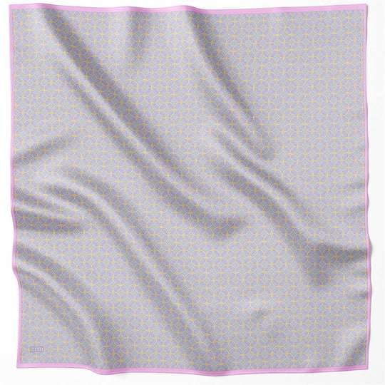 {URUNSEO_TITLE} | BELLI | BELLİ İPEK EŞARP | BELLİ GEOMETİK DESEN İPEK EŞARP 4215D (TWILL) LİLA - 54