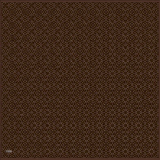 BELLİ GEOMETİK DESEN İPEK EŞARP 4215D (TWILL) KAHVE - 61