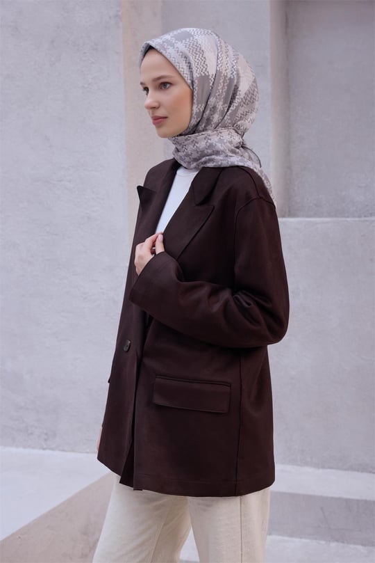 {URUNSEO_TITLE} | BELLI | POLYESTER EŞARP | BELLİ KAZAYAĞI DESENİ NOVA VİZON EŞARP 1000