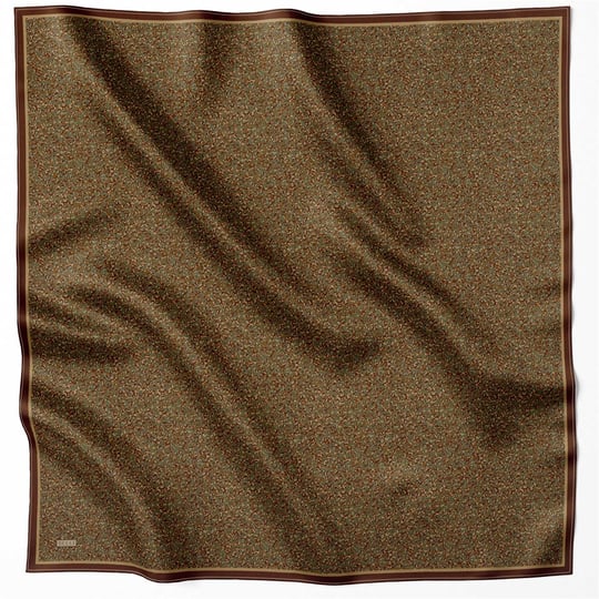 {URUNSEO_TITLE} | BELLI | BELLİ İPEK EŞARP | BELLİ LEOPAR DESEN İPEK EŞARP 4208D (TWILL) KAHVE - 05