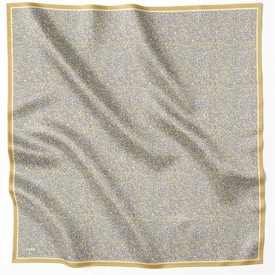 BELLİ LEOPAR DESEN İPEK EŞARP 4208D (TWILL) HARDAL - 85