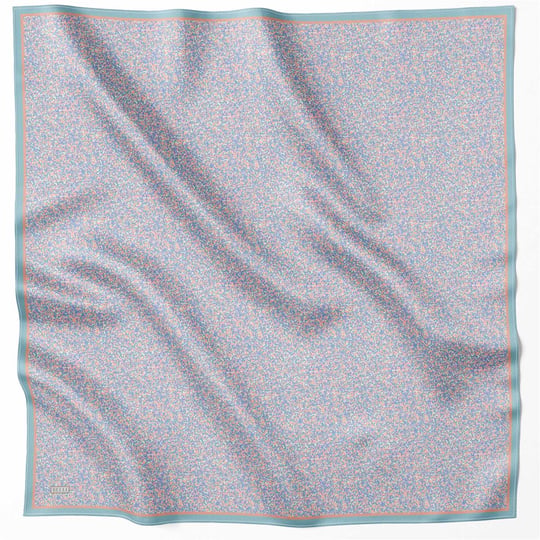 BELLİ LEOPAR DESEN İPEK EŞARP 4208D (TWILL) MİNT - 35