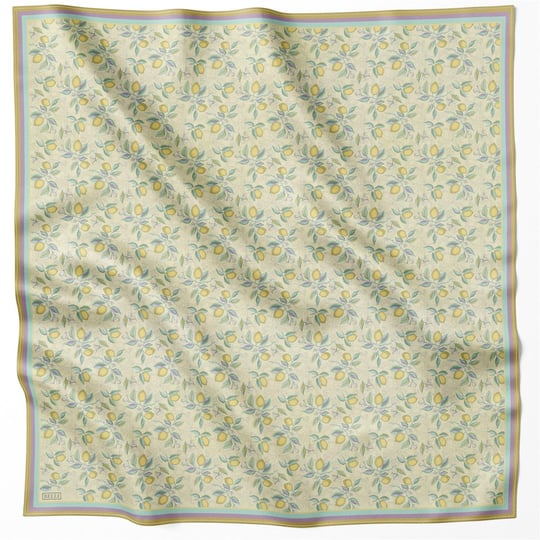 BELLİ LİMON İPEK EŞARP 4212D (TWILL) SARI - 05