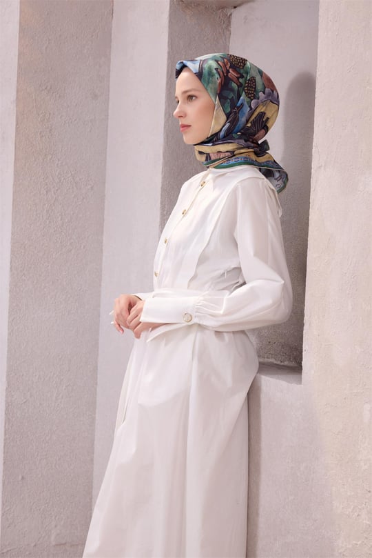 {URUNSEO_TITLE} | BELLI | BELLİ İPEK EŞARP | BELLİ OBJE DESEN İPEK EŞARP 4216D (TWILL) MİNT - 20