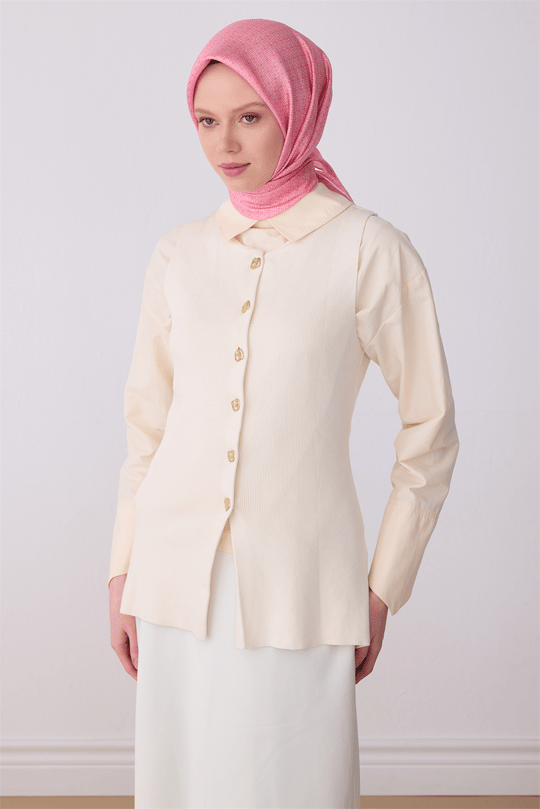 Belli Pembe Klasik Desen %100 Twill İpek Eşarp 4317-55