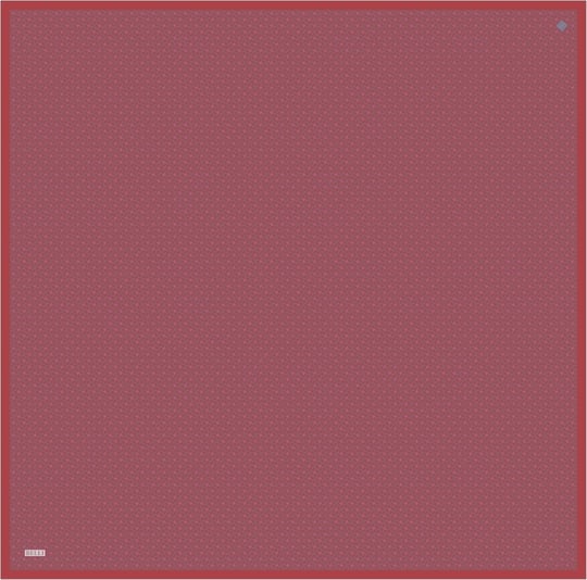 Bordo Klasik Desen %100 Twill İpek Eşarp 4317-80
