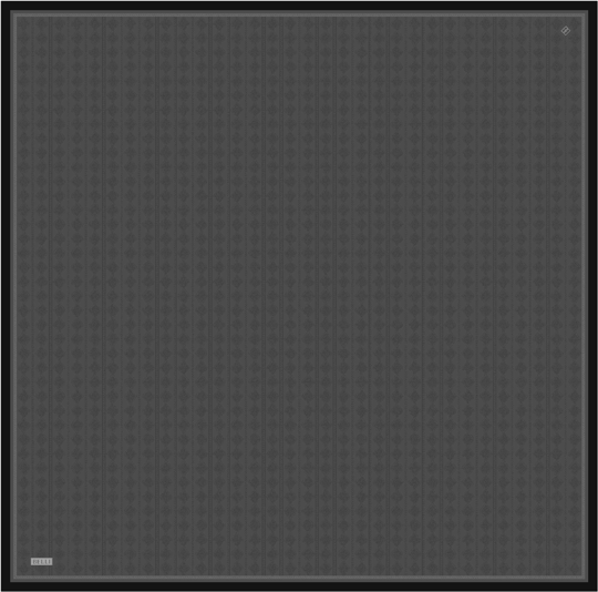 Gri Geometrik Desen %100 Twill İpek Eşarp 4425-80