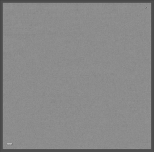 Gri Klasik Desen %100 Twill İpek Eşarp 4305-01