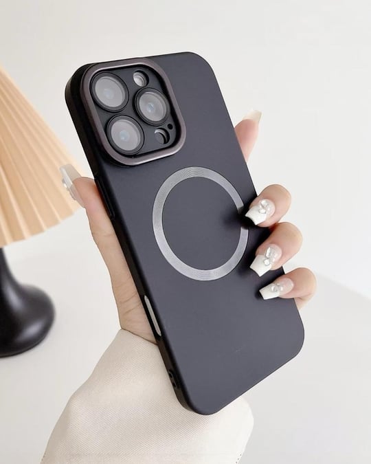 Iphone Uyumlu Lens Koruyuculu Standlı Plasma Magsafe Destekli Kılıf
