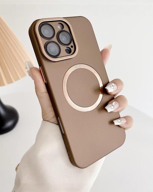 Iphone Uyumlu Lens Koruyuculu Standlı Plasma Magsafe Destekli Kılıf