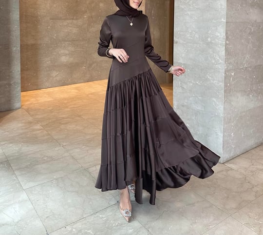 Lia Dress | Kahverengi