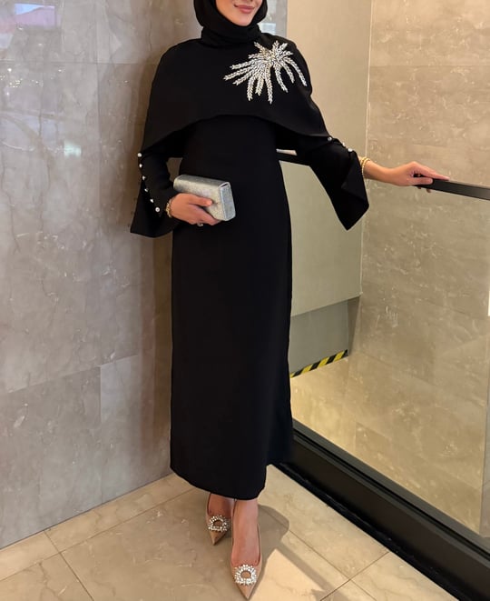 Zarif Dress | Siyah Ön Sipariş