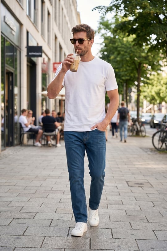 Pamuklu Comfort Fit Normal Bel Jeans Erkek Kot Pantolon 4400C52TEXAS YEŞİL-MAVİ