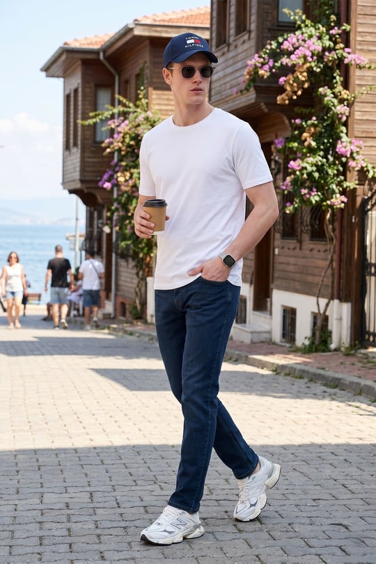 Pamuklu Comfort Fit Normal Bel Jeans Erkek Kot Pantolon 4400C51TEXAS LACİVERT