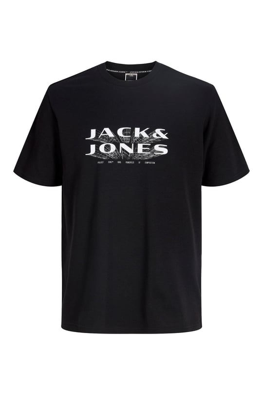 Jack & Jones Core Jcofusion Logo Baskılı Pamuk Karışımlı Erkek T