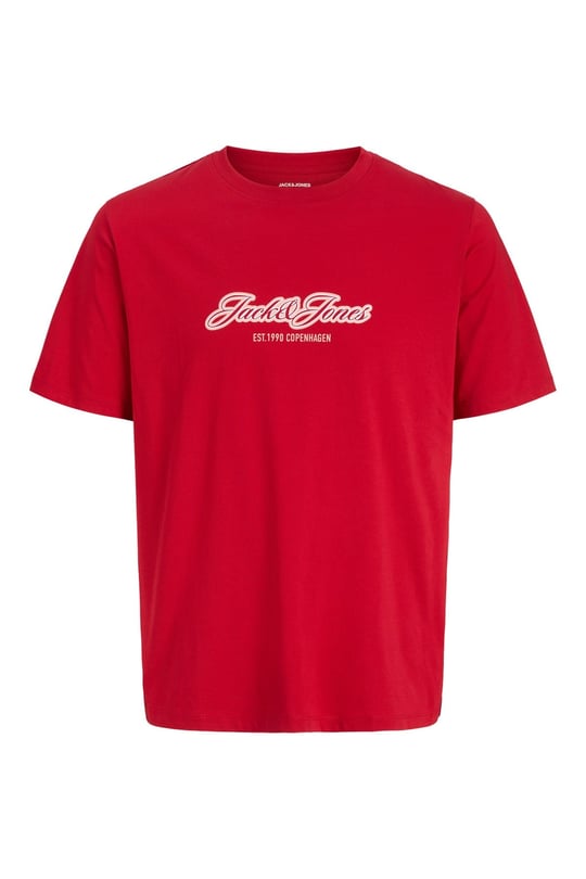 Jack & Jones Originals Baskılı % 100 Pamuk Regular Fit Bisiklet