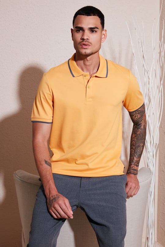 Buratti Pamuklu Regular Fit Erkek Polo Yaka T Shirt 5902063 Açık