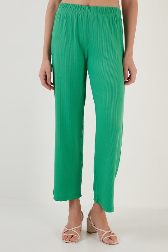 Lela Fitilli Rahat Kesim Bol Paça Kadın Pantolon 5865028 BENETTON