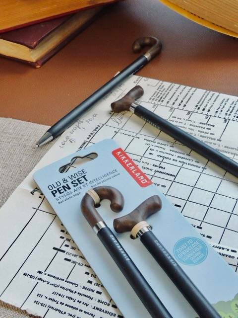 Nova Crafts Kikkerland 2'li Bastonlu Tükenmez Kalem