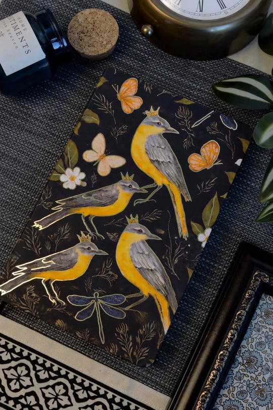 Nova Crafts Midnights Birds Journal Noktalı Defter