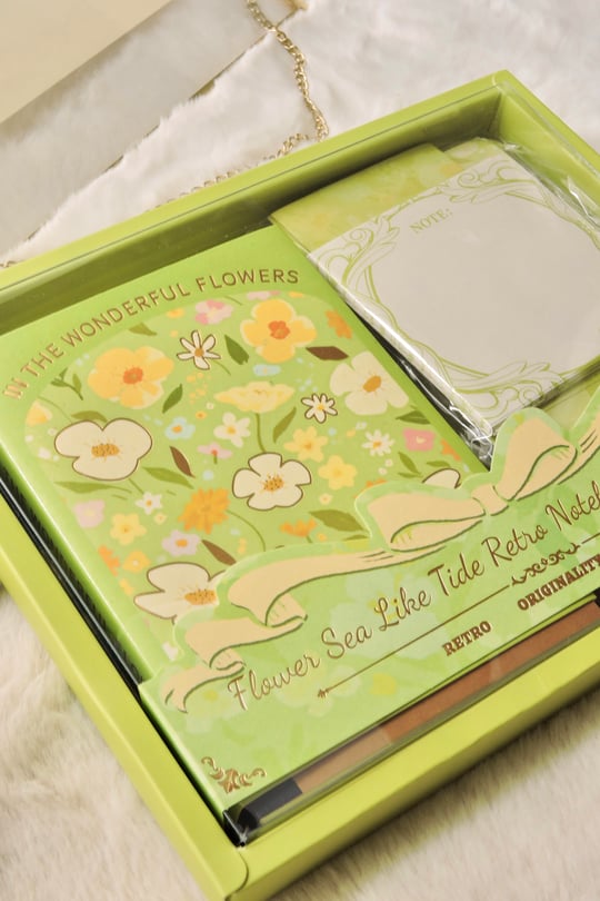 Nova Crafts Yeşil Retro Scrapbool Yapım Seti  150+ Parça 