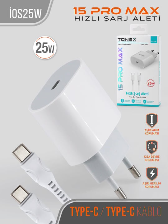 25W 14 Pro Max Hızlı Şarj Aleti | Şarj Cihazları & Tonex