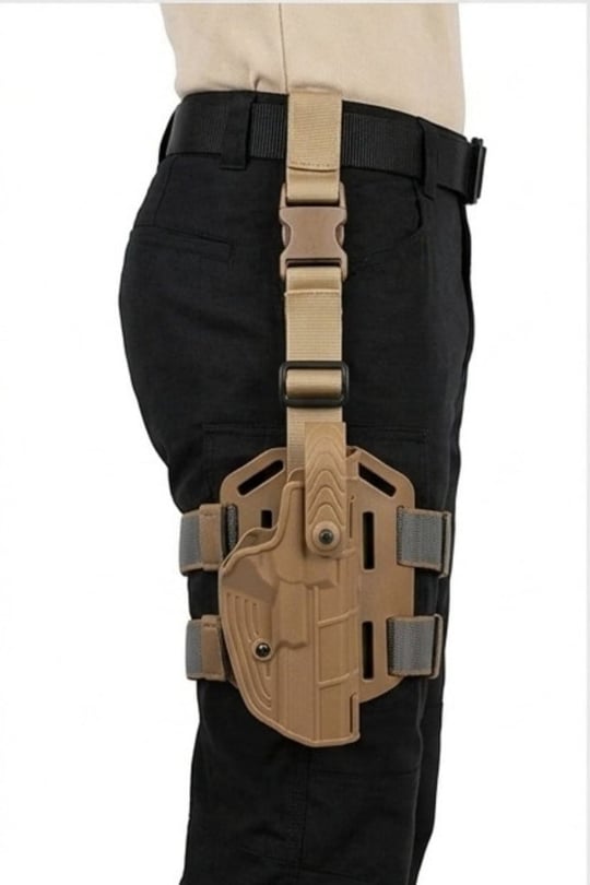Akar P 7022 Glock 17/19 Bacak Kılıfı – Polimer Tabanca Kılıfı