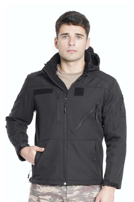 Çapraz Cepli Askeri Tactical Softshell Polar Mont 