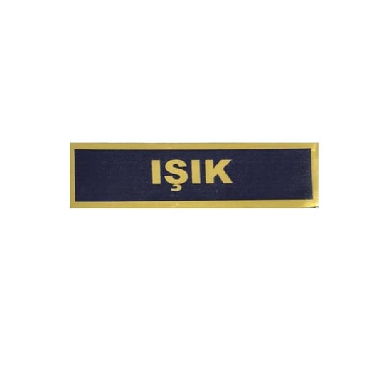 JANDARMA YAZISI PLASTİK