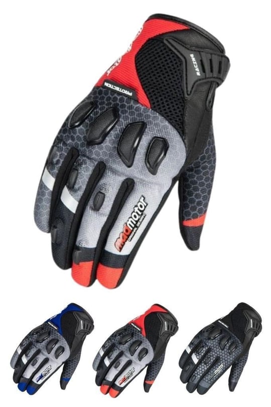 Madmotor MT-21 Protection Taktik Motosiklet Eldiveni Dokunmatik Kaymaz Korumalı Erkek Eldiveni