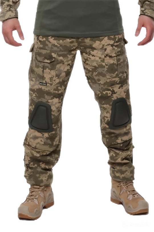 Single Sword Dizlikli Kamuflaj Taktik Erkek&Kadın Outdoor Kargo Pantolon