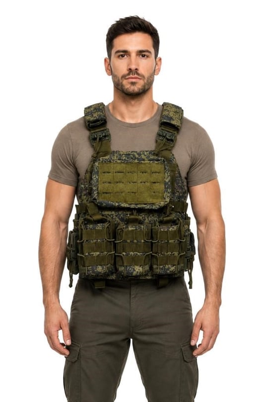 Single Sword Kod-15 Pratik Taktik Hücum Yeleği – Multicam ve Rus Pikseli