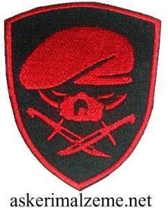 Single Sword Nakış Patch - Büyük Boy Bere-Bıçak Peç