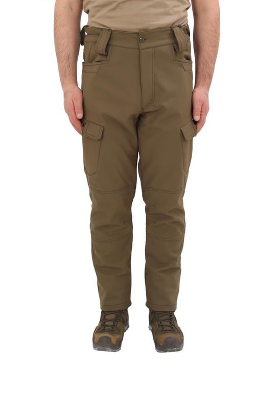 Single Sword Outdoor Softshell Su&Rüzgar  Geçirmez Taktik Erkek Pantolon (İçi Polarlı) 