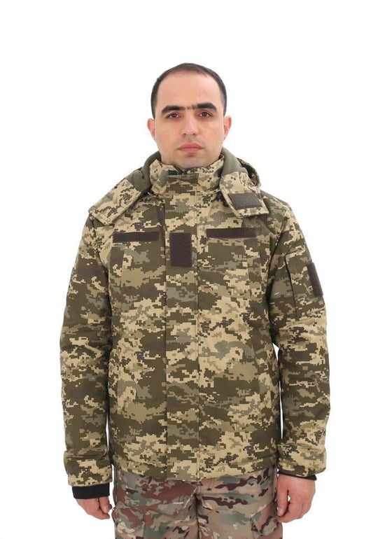 Single Sword Su Geçirmez Kamuflaj Erkek Softshell Parka