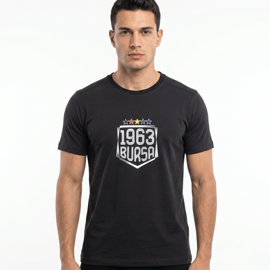 T-SHIRT 1963 BURSA SİYAH 2026