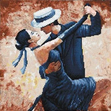 Diamond Dotz Elmas Mozaik Tablo Tango Tutkusu - 41x41 cm
