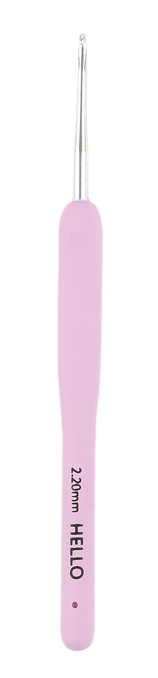 Hello Silikon Saplı Tığ, Örgü Tığı, Pembe, 2.2mm