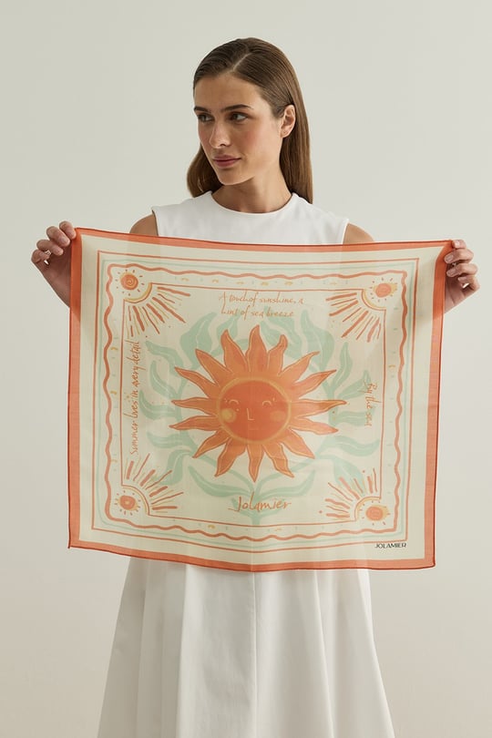 Sunshine Desenli Modal Fular