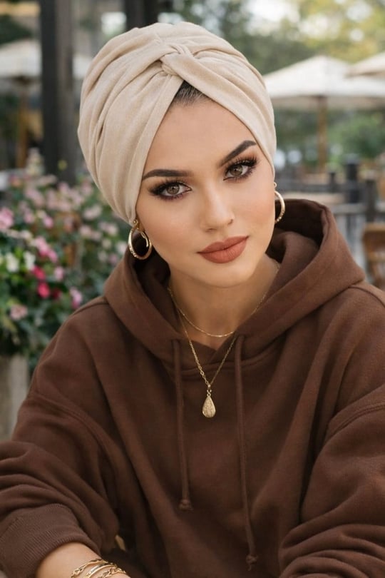 Ekru Işıltılı Hazır Burgu Bone