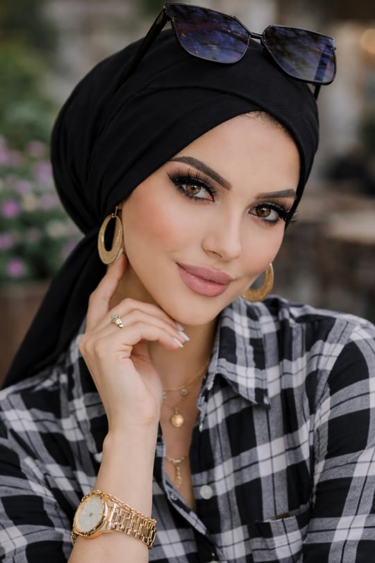 Siyah Çapraz Bone